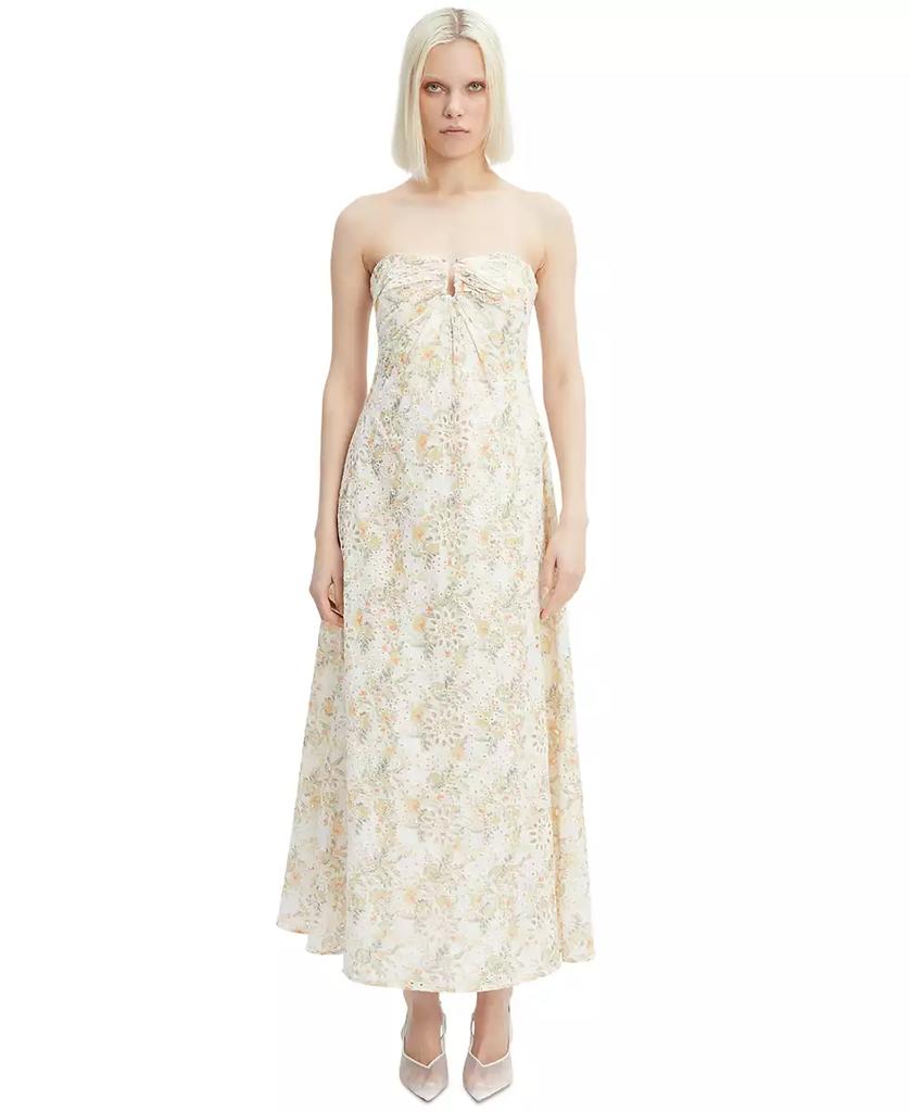 Bardot Women's Lora Broderie Printed Maxi Dress