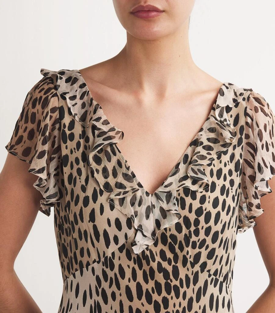 Rixo Silk Amelle Maxi Dress 6