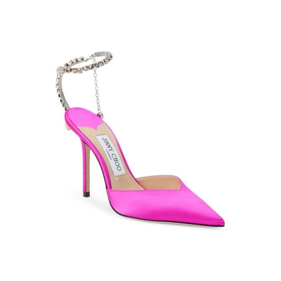 Jimmy Choo Saeda 100 mm Satin Heel 2