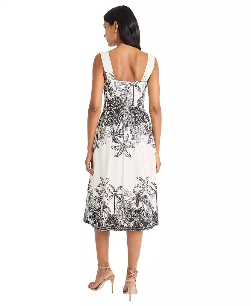 Maggy London Women's Printed Sleeveless Midi Dress 3