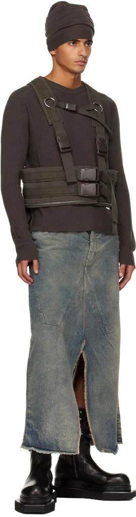 Rick Owens Brown Concordians Harness Vest 4