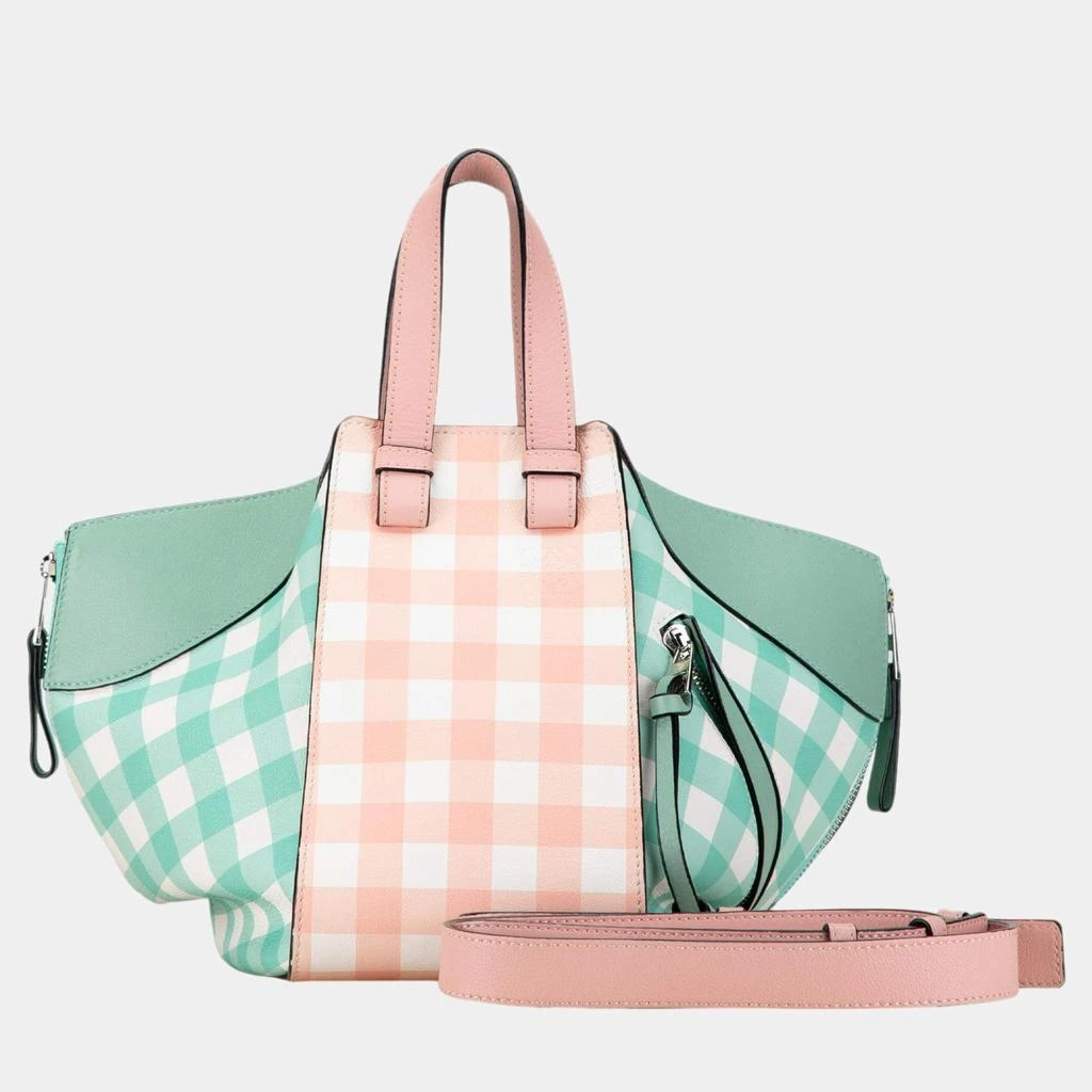 Loewe Loewe Multicolor Leather Small Hammock Gingham Bag 8