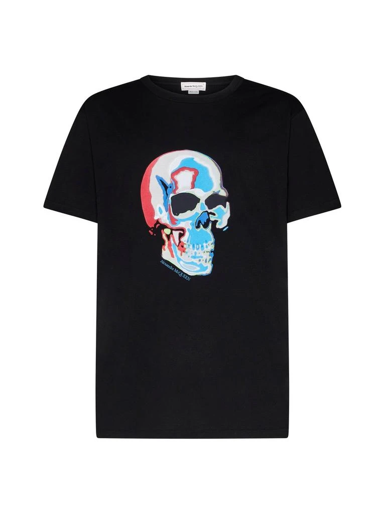 Alexander McQueen Alexander McQueen Graphic Printed Crewneck T-Shirt 1