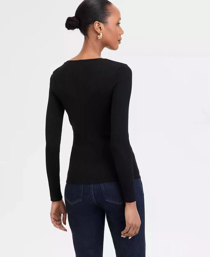 INC International Women's Sweetheart-Neck Sweater, Exclusively at Macy's 3