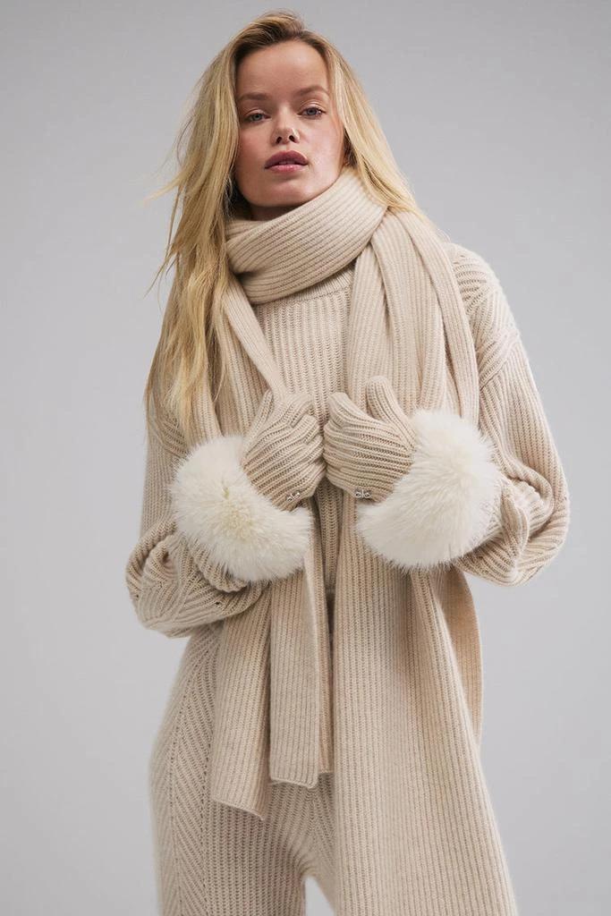 Alo Courchevel Cashmere Gloves - Frosted Pink 2