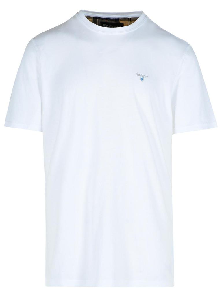 Barbour Barbour Logo Embroidered Crewneck T-Shirt