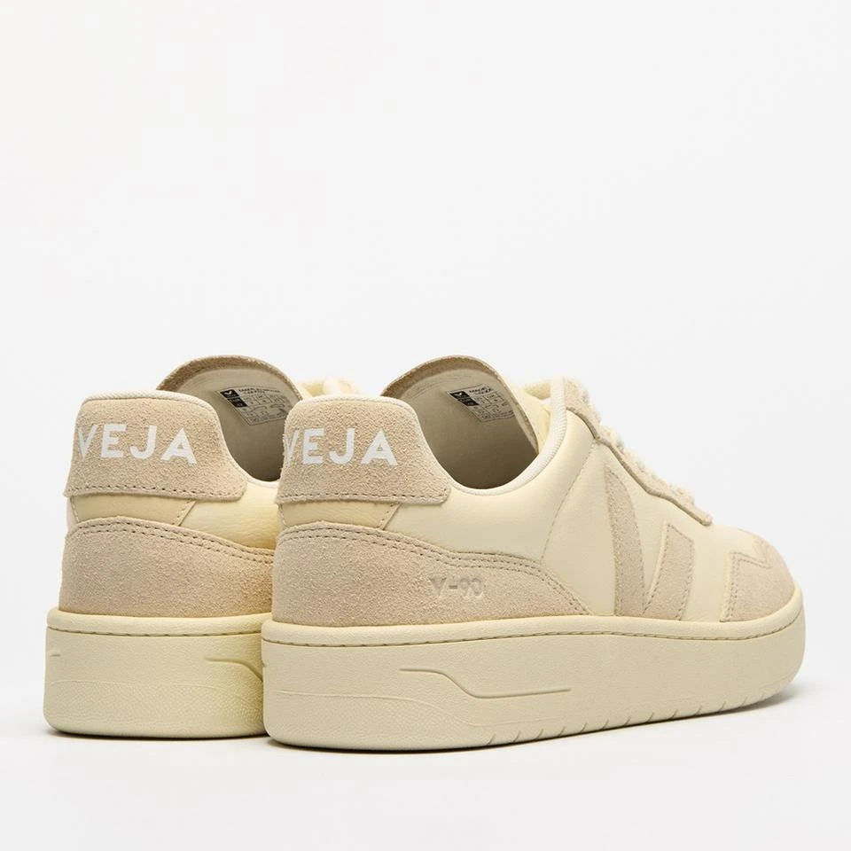 Veja VEJA WOMEN'S V-90 BASTILLE LEATHER TRAINERS 3