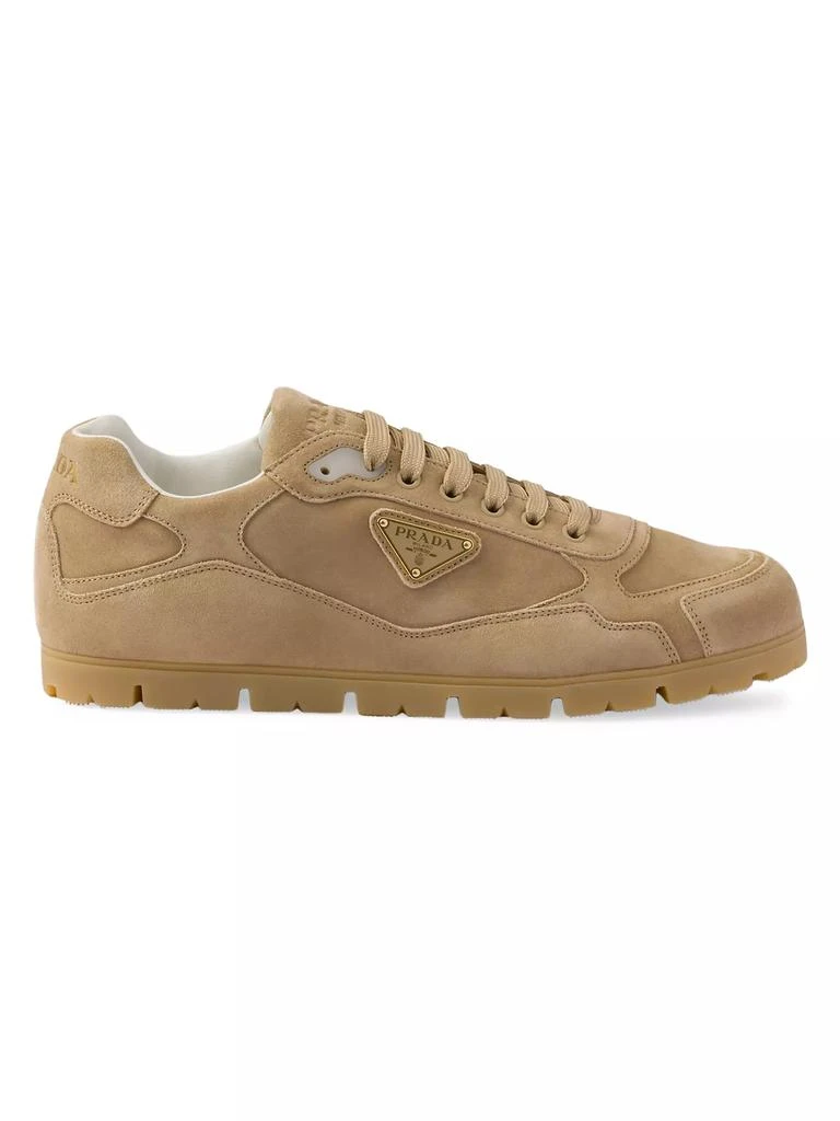 Prada Trail Faded Suede Sneakers 1