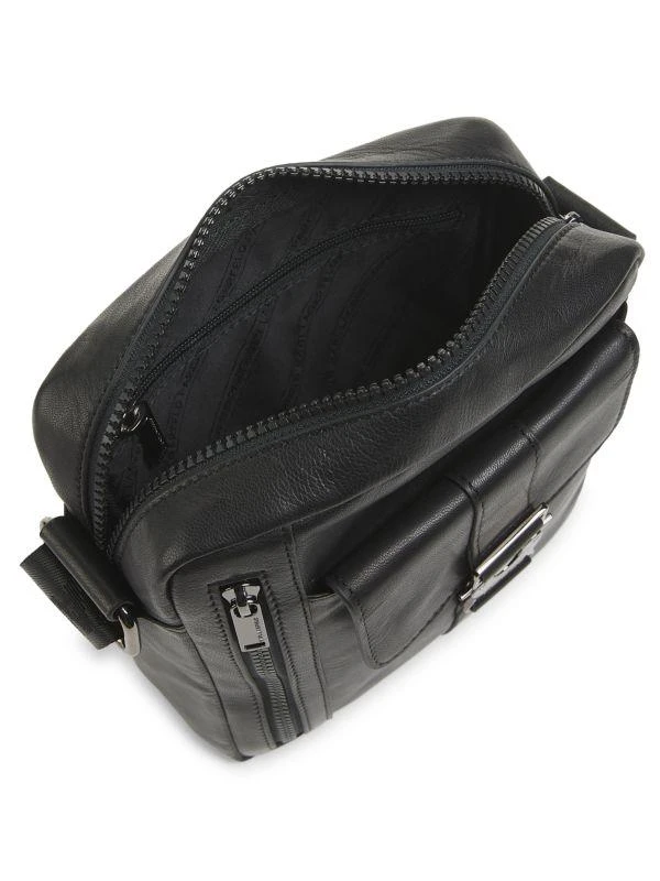 Karl Lagerfeld Paris ​Leather Buckle Crossbody Bag 3