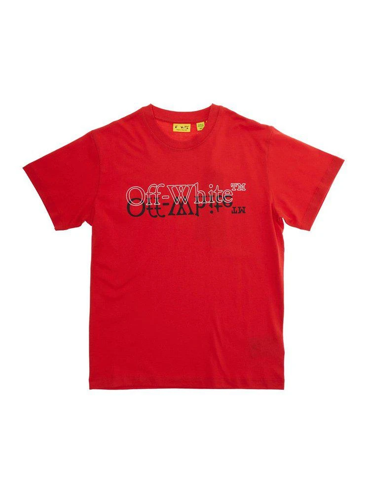 Off-White Off-White Kids Big Bookish Logo T-Shirt