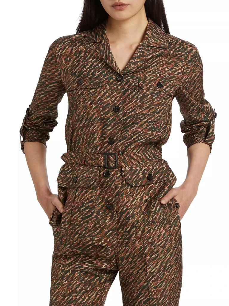 Loro Piana Deena Andre-Print Safari Shirt 3