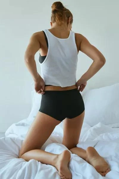 Out From Under Out From Under Ribbed Seamless Boyshort Undie 3