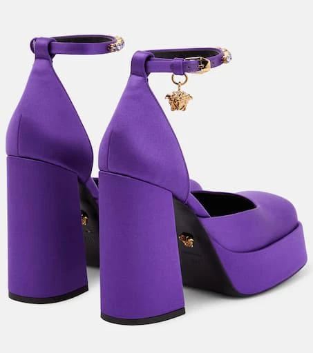 Versace Medusa Aevitas satin platform pumps 3