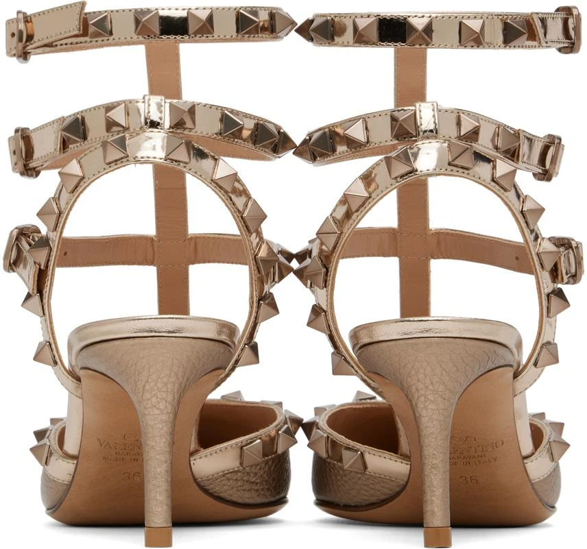 Valentino Bronze Rockstud Heels 2