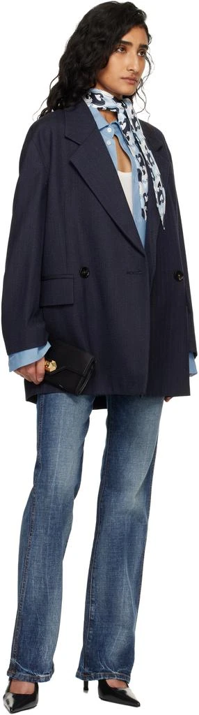 Lanvin Black Cat Leather Bag 4