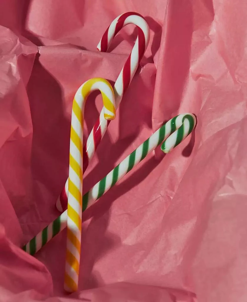 Kosta Boda Polka Candy Cane Holiday Décor, Set of 3 3