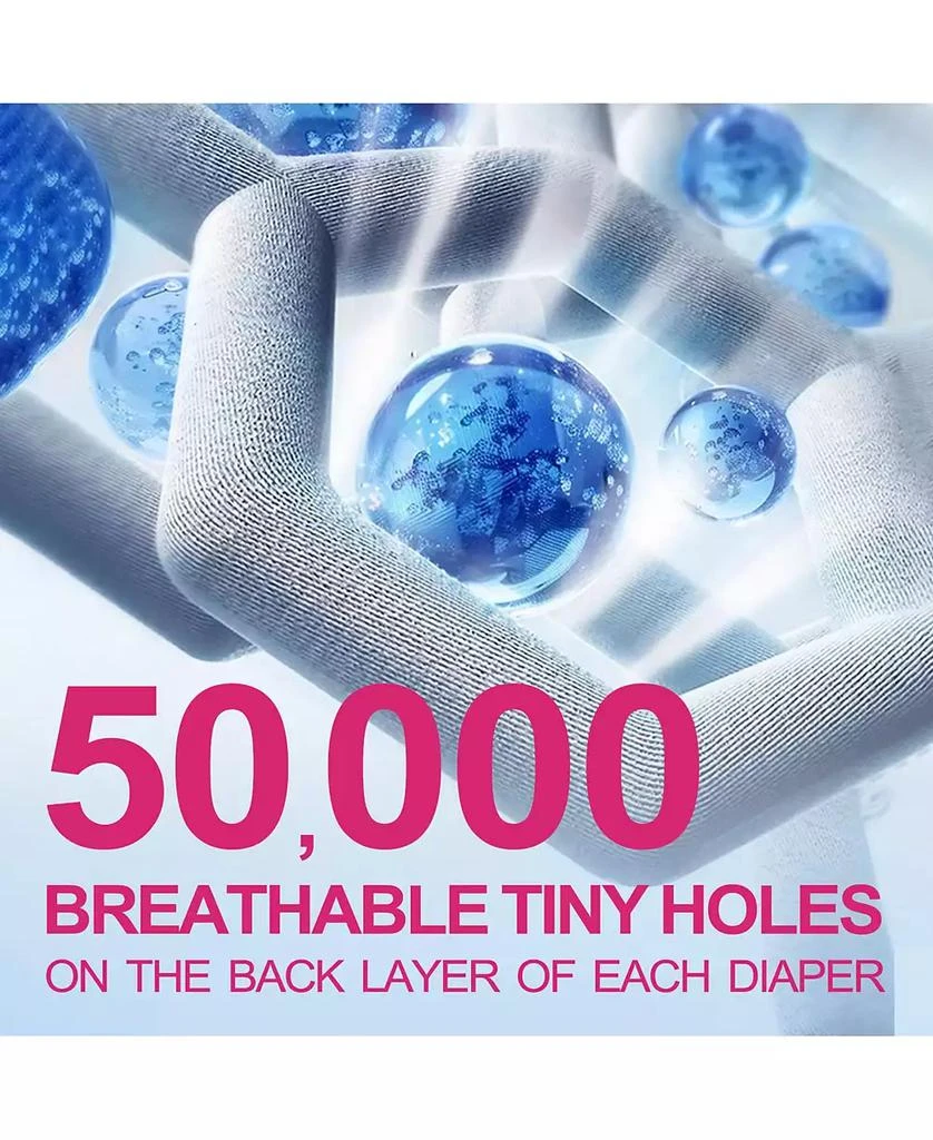 HoneyCare All-Absorb Disposable Female Dog Diapers, Super Absorbent, Breathable, Wetness Indicator, Small, 12-20 inches, 80ct 4