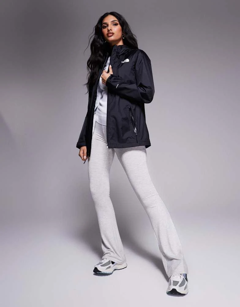 The North Face The North Face Alta Vista packable waterproof jacket in black 4
