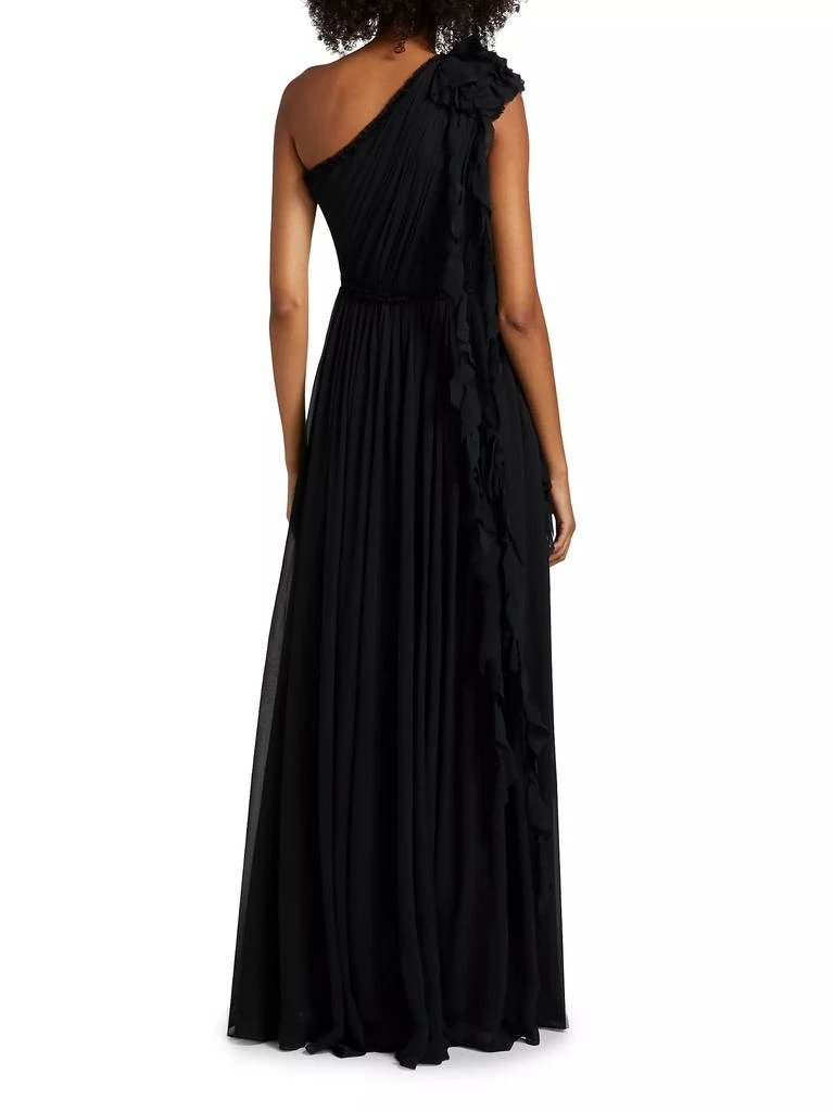 Ulla Johnson Adona Silk One-Shoulder Gown 5