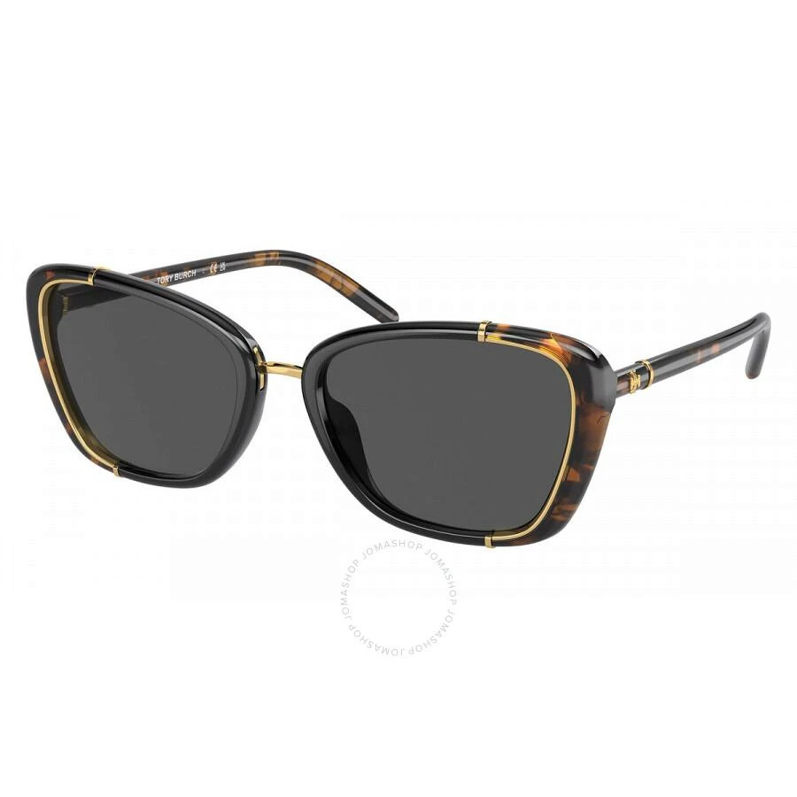 Tory Burch Dark Grey Cat Eye Ladies Sunglasses TY9074U 194087 54 1