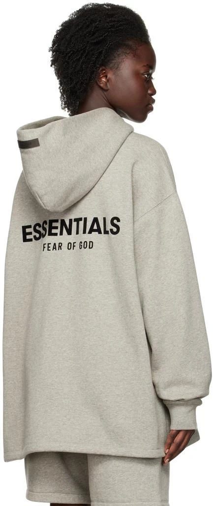 Fear of God ESSENTIALS Gray Relaxed Hoodie 3