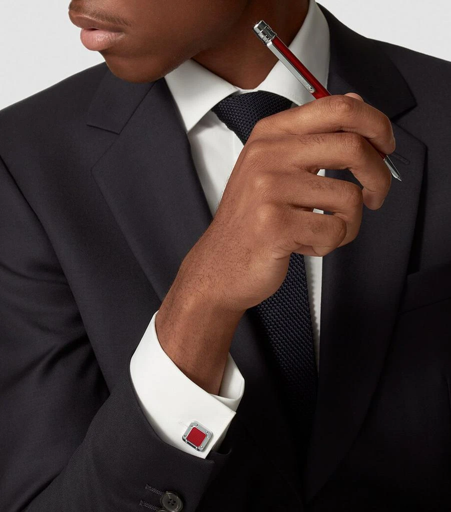 Cartier Sterling Silver Santos de Cartier Cufflinks 3