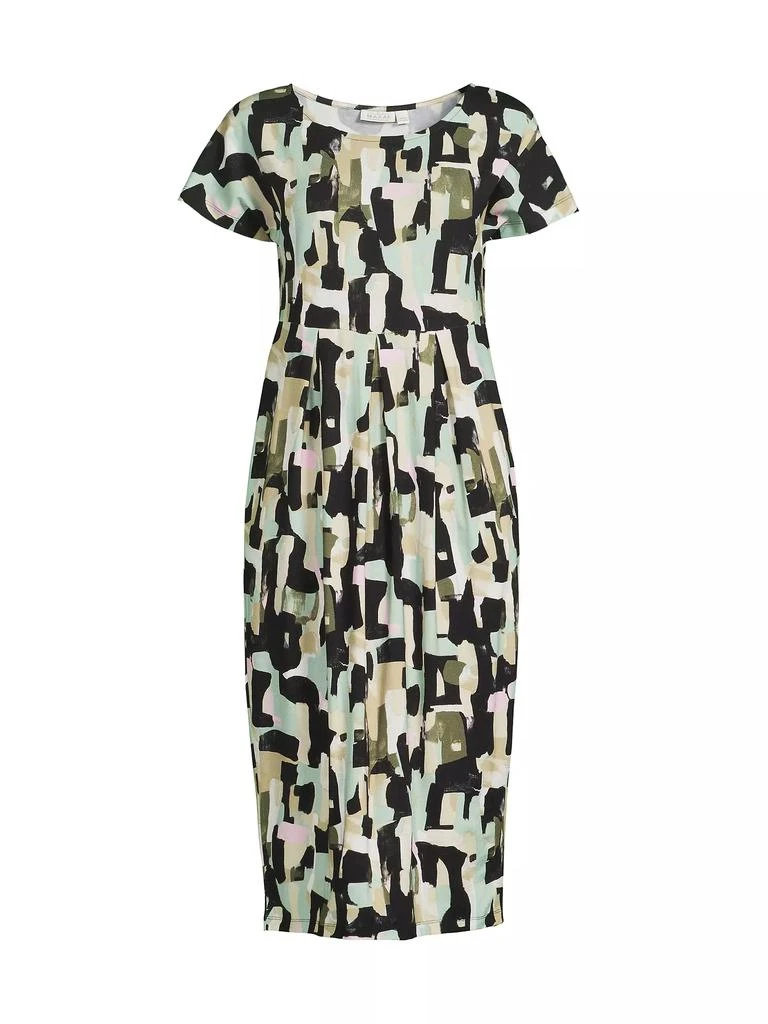 Masai Copenhagen Olnia Abstract Print Midi-Dress 1
