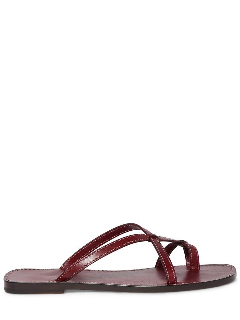 The Row 65mm Soft Knot Leather Sandals - Shoes - BeyondStyle