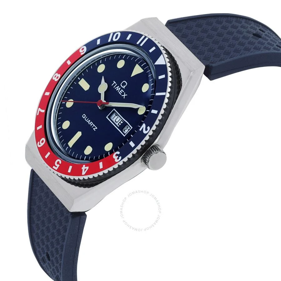 Timex Q Timex Quartz Blue Dial Pepsi Bezel Men's Watch TW2V32100 2