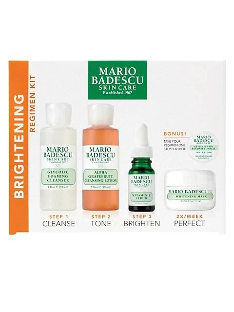 Mario Badescu Brightening 5-Piece Regimen Kit 1