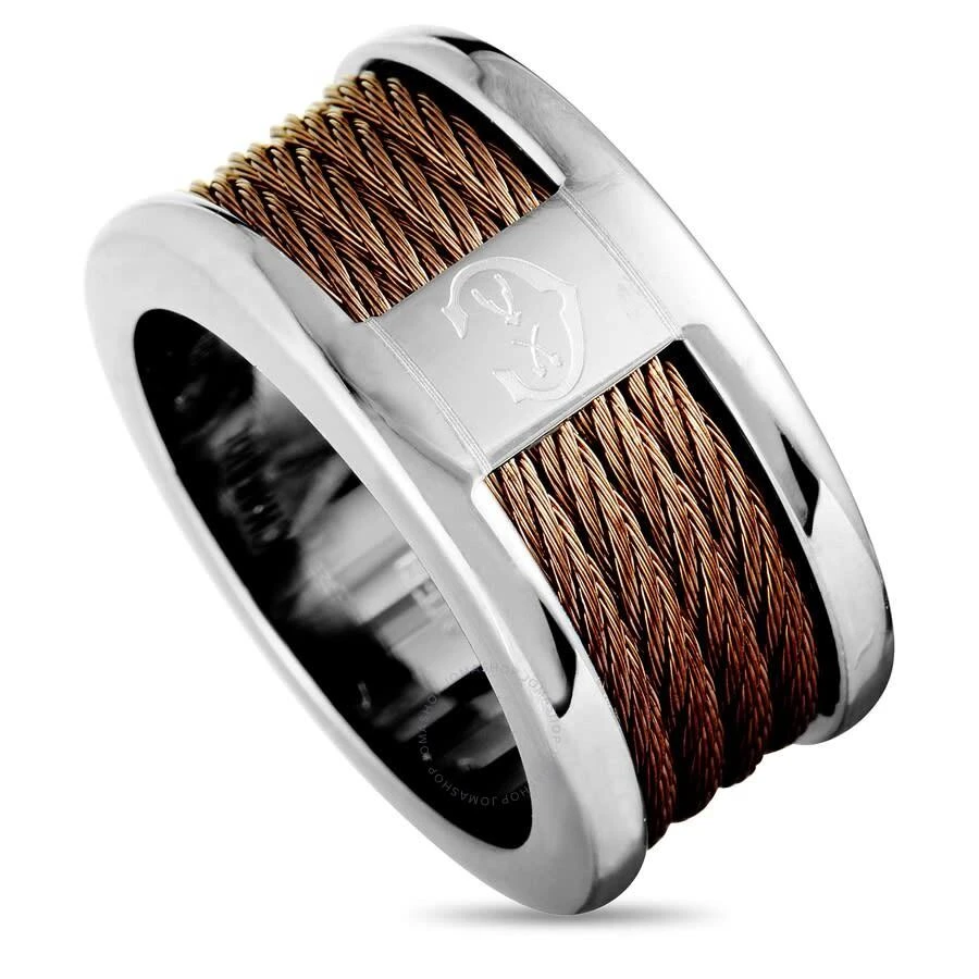 Charriol Forever Stainless Steel and Bronze PVD Cable Band Ring 1