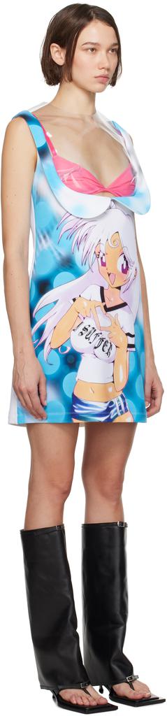 Ashley Williams Multicolor Manga Melody Minidress