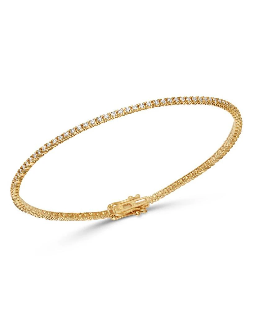 Bloomingdale
s Diamond Delicate Stackable Tennis Bracelet in 14K Yellow Gold, 1.0 tcw 1