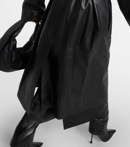 WARDROBE.NYC Leather trench coat 6
