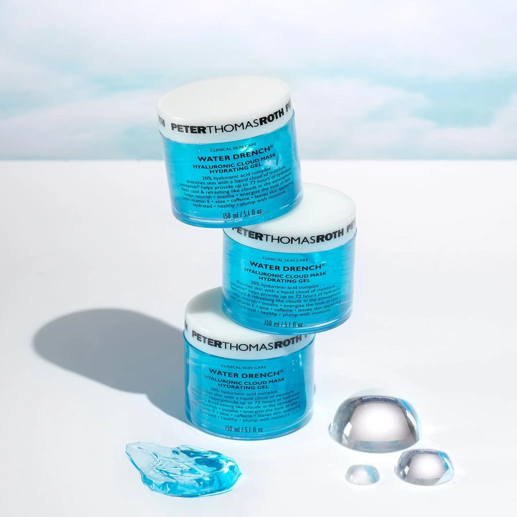 Peter Thomas Roth Water Drench Hyaluronic Cloud Mask Hydrating Gel|150 ml / 5 fl oz 4