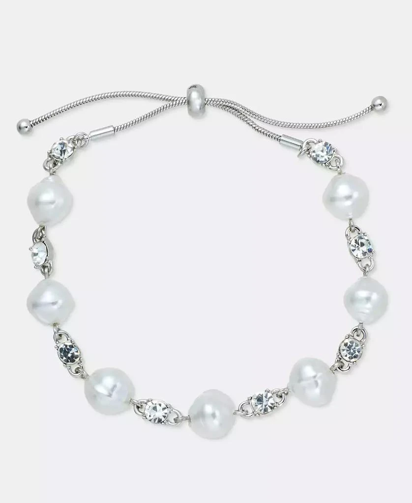 Givenchy Crystal 
Imitation Pearl Slider Bracelet