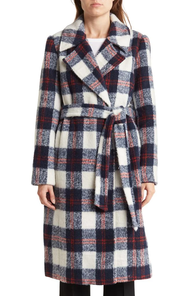 NOIZE Katja Vegan Wool Plaid Coat 3