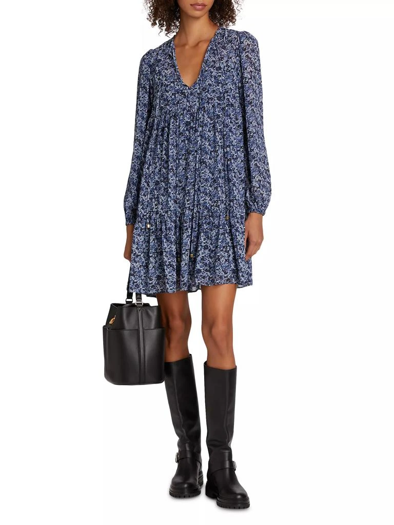 Michael Kors Tie Neck Mini Dress 2