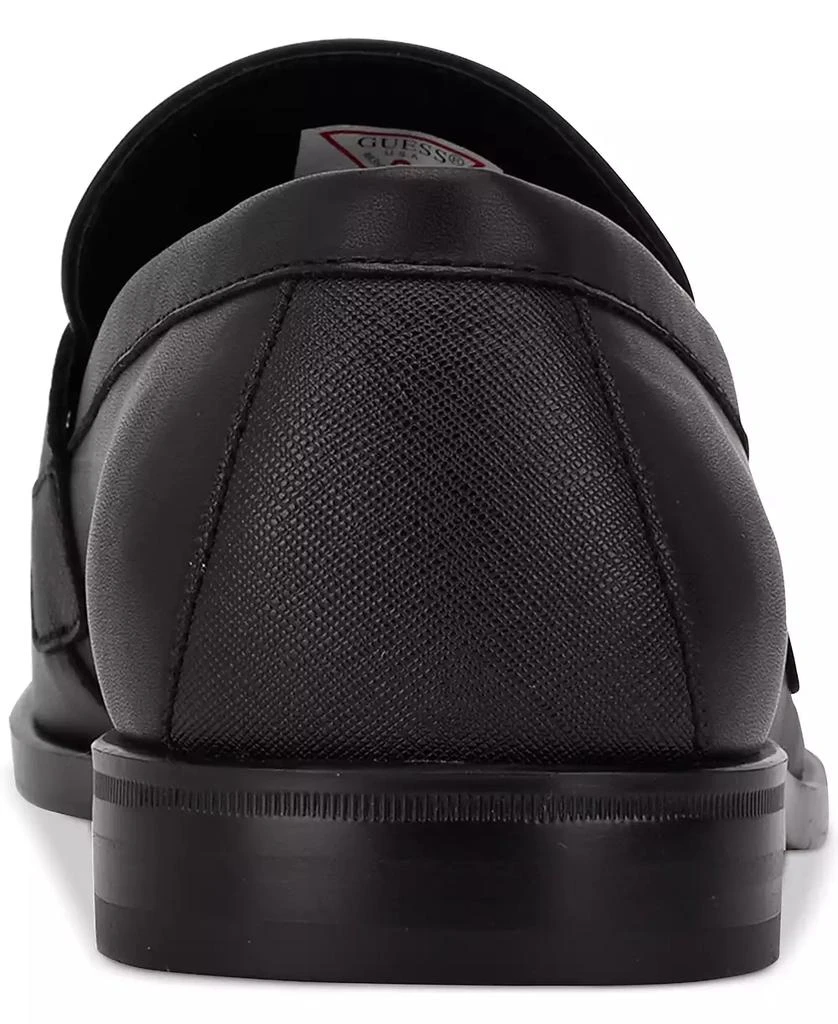 GUESS Men's Hamlin Faux-Leather Slip-On Dress Shoes 2