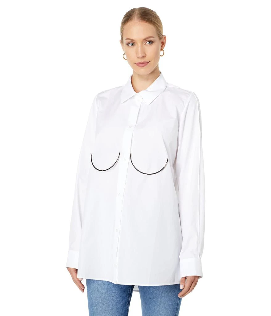 Boyarovskaya Cotton Shirt with Metal 1