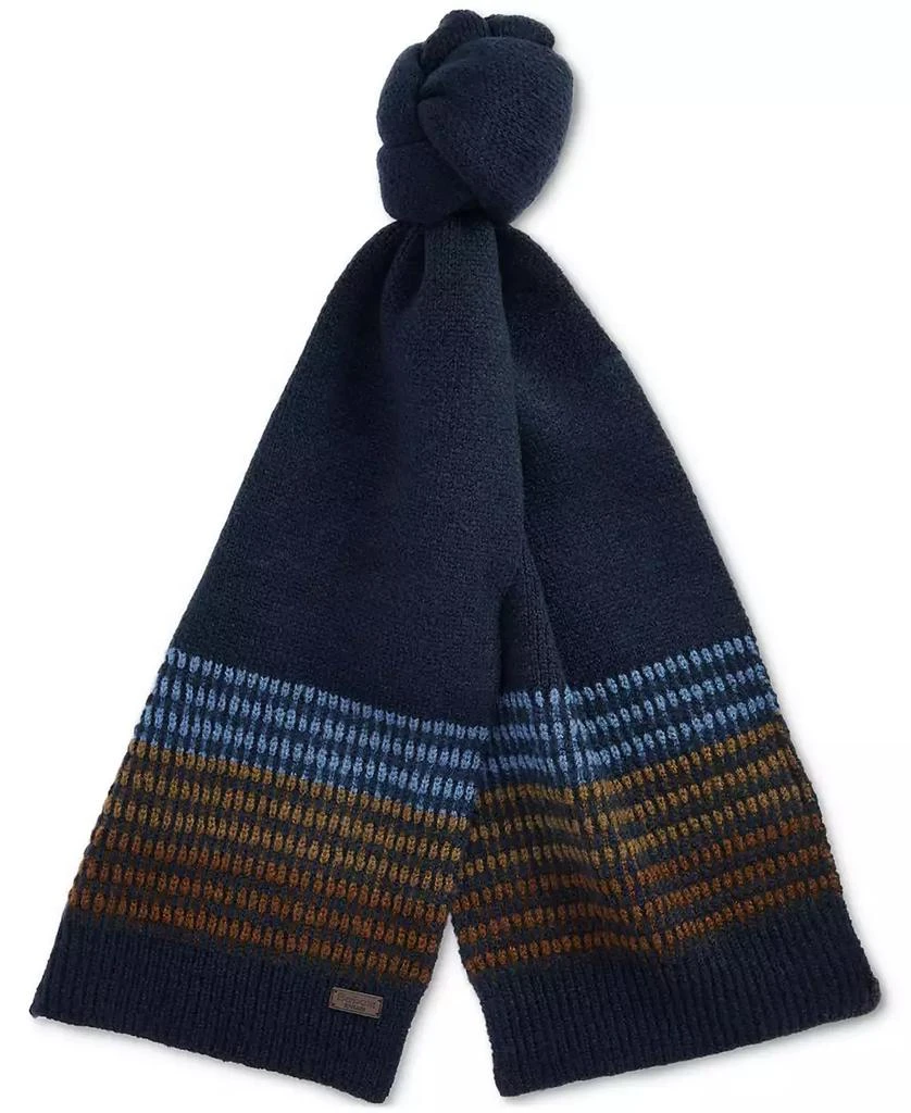 Barbour Men's Branton 2-Pc. Stripe Beanie & Scarf Set 2