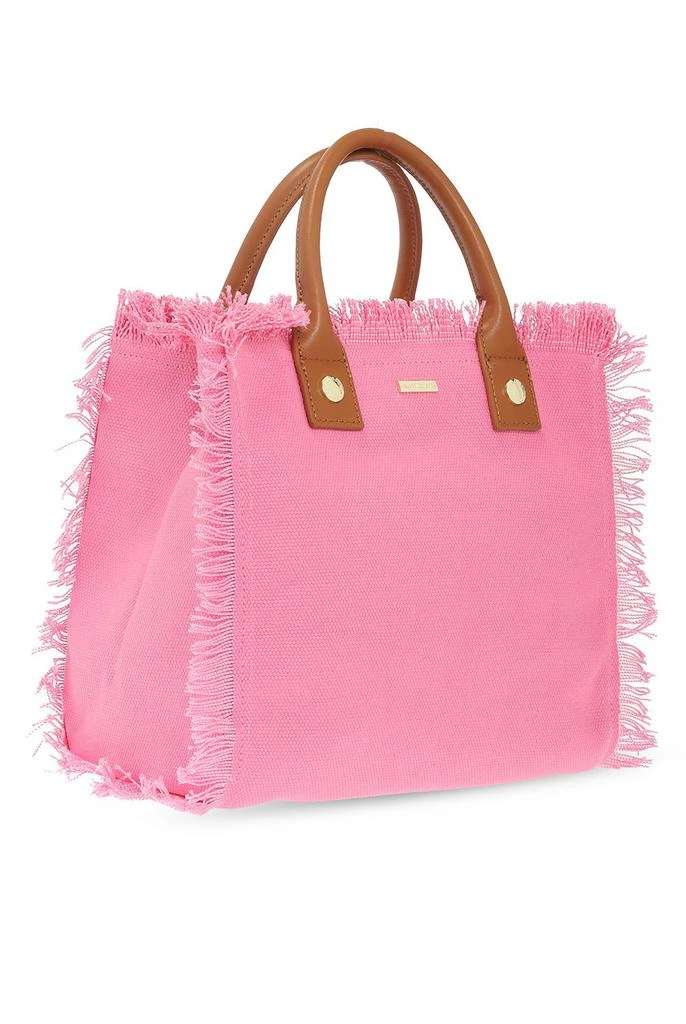 MELISSA ODABASH Melissa Odabash Fringed Handle Tote Bag 6