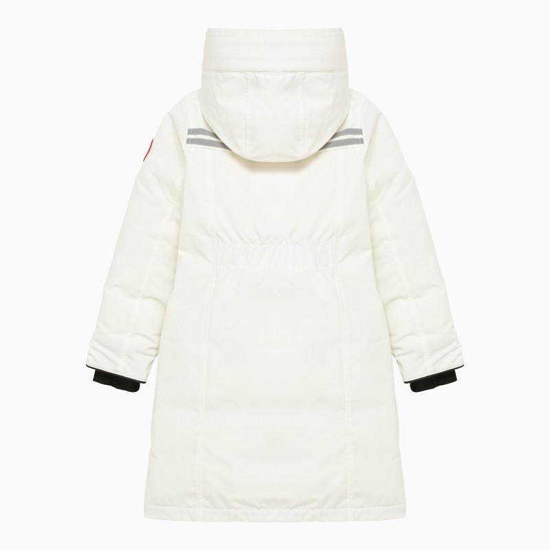 Canada Goose White Expedition nylon parka