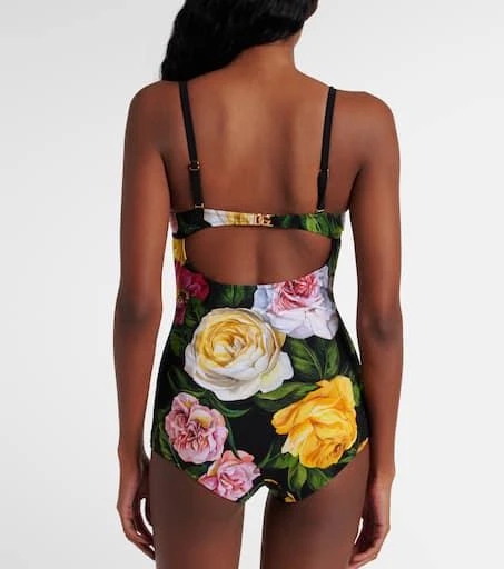 Dolce 
Gabbana Floral printed swimsuit 3