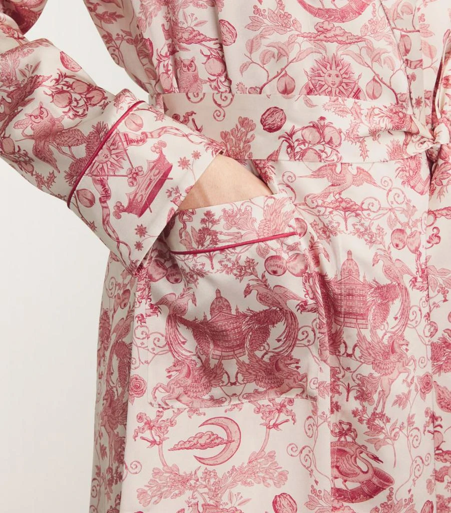 Harrods Silk Menagerie Print Robe 6