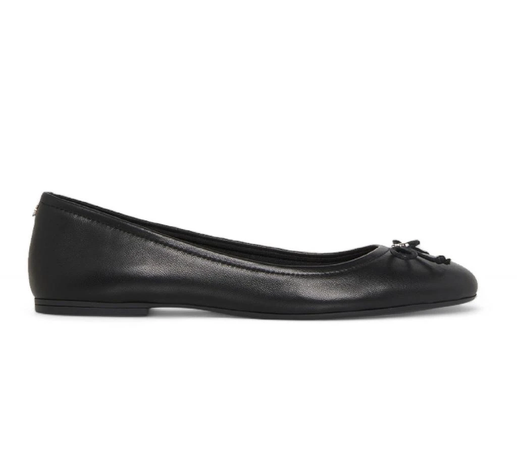 Windsorsmith Black Leather Mocassin Flat Shoes - Babydoll 1