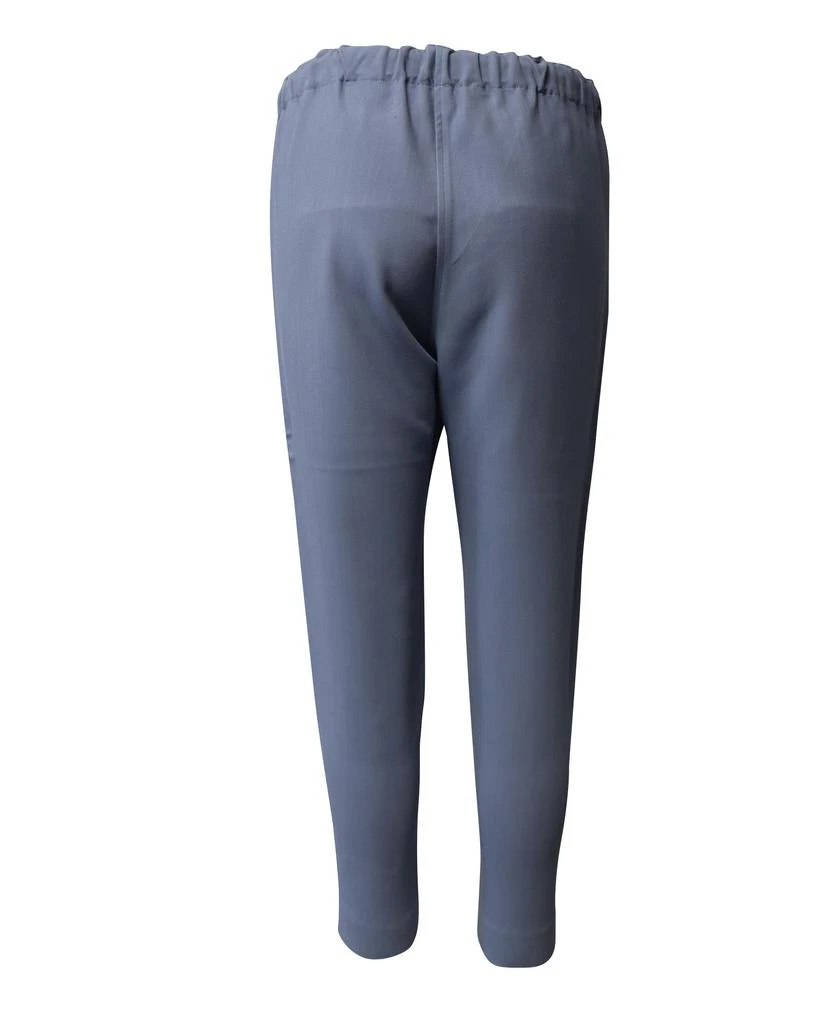 Bassike Bassike Tapered Pants in Blue Viscose 3