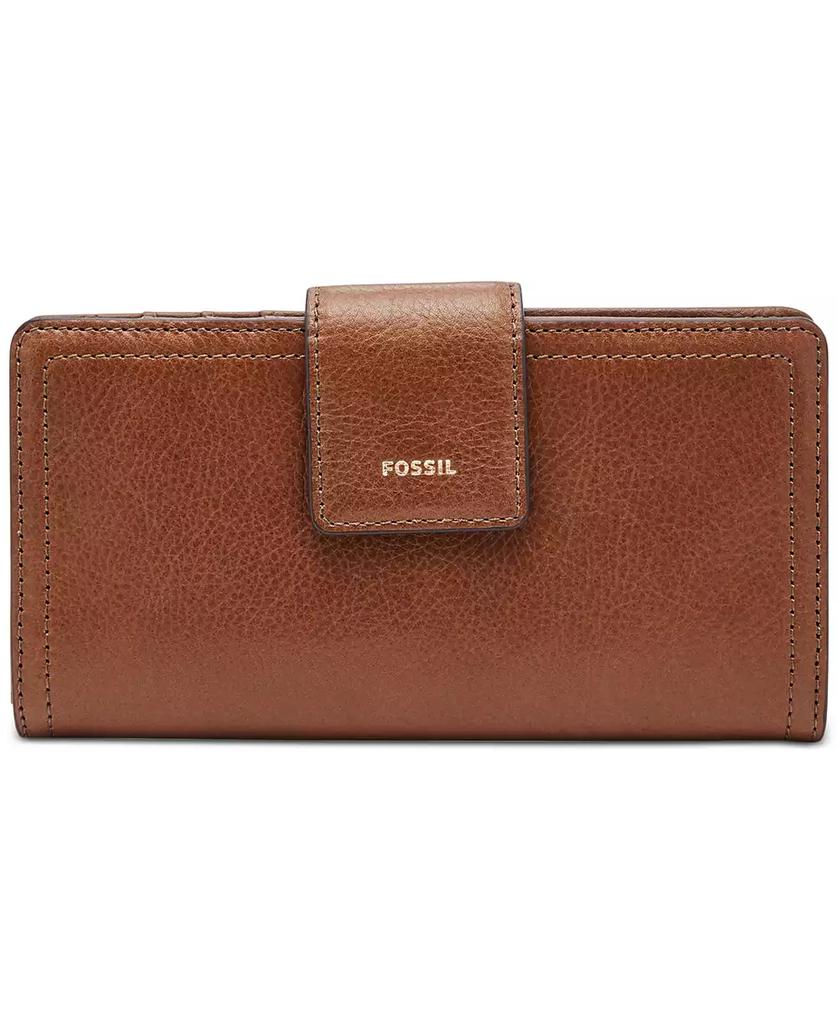 Fossil Logan Leather RFID Tab Clutch Wallet
