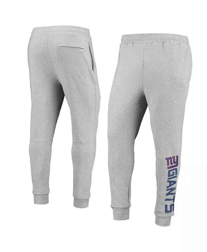 MSX by Michael Strahan Men's Heathered Gray New York Giants Jogger Pants 1