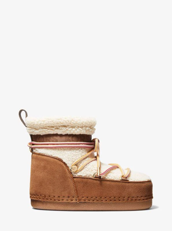 Michael Kors Zelda Sherpa and Faux Suede Boot 2